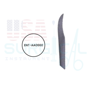 Sickle Knife Middle Ear, Tip Sharp 10 mm, Length 7 1⁄2 in 192 mm