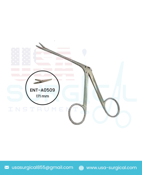 "Noyes Nasal Dressing Forceps Serrated Jaws, 110 mm Shaft "