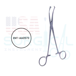 Allis-Coakley Tonsil Forceps One Open Ring Handle, Length 7 1⁄2 in 192 mm