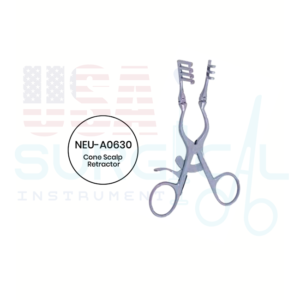 "Cone Scalp Retractor Self-Retaining with Hinged Arms"