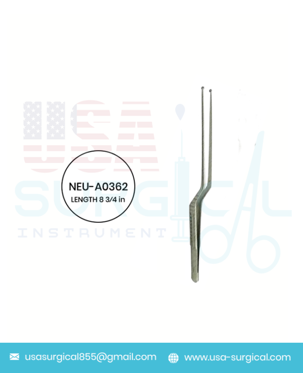 Yasargil Bayonet Tumor Grasping Forceps, Length 8 3⁄4 in 225 mm