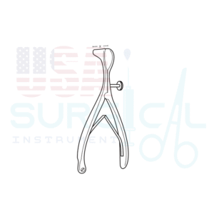 COTTLE - MASING, Nasal septum speculum,With Set Screw for flexible tension arm
